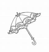 Parasol Dentelle Fuseaux Colouring Ombrelle Digi Umbrella Transfers Stamp sketch template