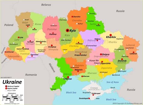 ukraine map detailed maps  ukraine