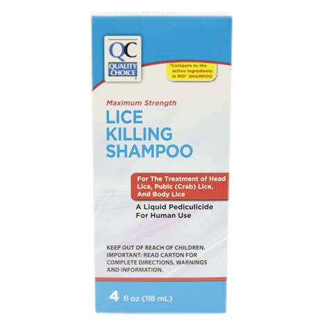Qc Lice Killing Shampoo With Comb 4oz Jollys Pharmacy Online Store