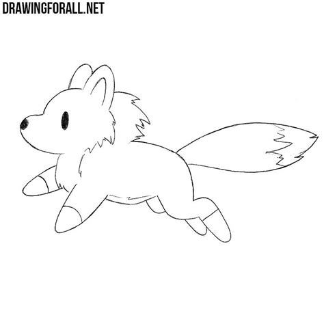draw  chibi wolf
