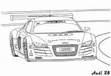 Audi Cars R8 Pages Colouring Bagnoles Fr sketch template