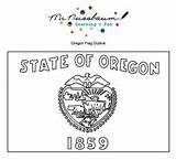 State Coloring Symbols Pages Oregon Flag Utah Beautiful Printables Outline Templates Learning Quote Fun Print sketch template