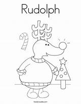 Coloring Rudolph Noodle Twisty Rudolf Pages Built California Usa Twistynoodle Comments sketch template