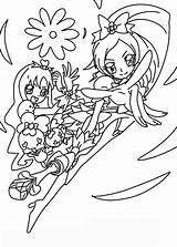 Coloring Pages Cure Precure Pretty Girls Choose Board sketch template