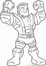 Coloring Colossus Pages Squad Hero Super Show Coloringpages101 Online sketch template