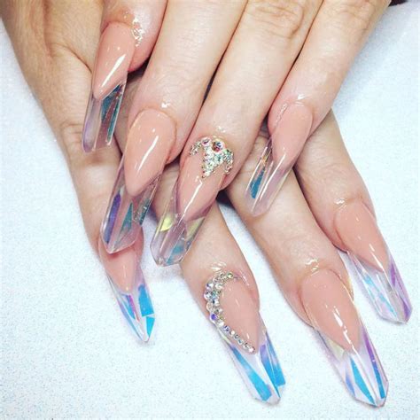 These Crystal Nails Will Cut A B Tch