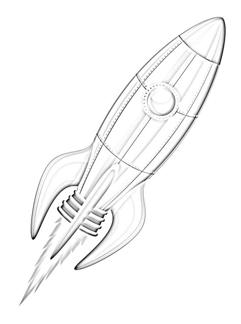 spaceship coloring pages