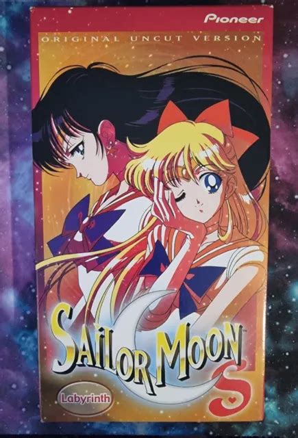 sailor moon s uncut japanese subtitled vhs labyrinth working tested usa