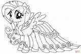 Coloring Fluttershy Pages Printable Popular sketch template