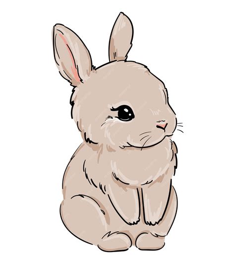 cute cute drawing bunny va tuyet dep tu mot nguoi ham mo