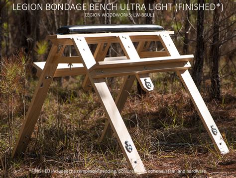 the legion ultra light bondage bench lw bbul1