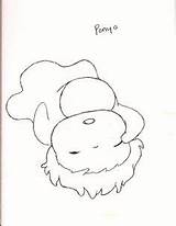 Ponyo Drawing Sketch Ghibli Drawings Studio Fish Sketches Waves Cartoon sketch template