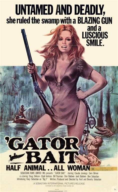 gator bait 1973 exploitation film movie posters vintage movie posters
