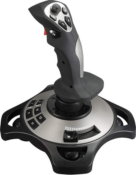 mxmy pc joystick usb game controller mit vibrationsfunktion und gassteuerung usb flight stick
