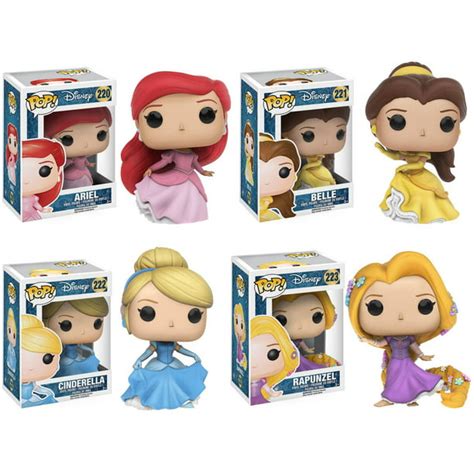Funko Pop Disney Princess Collectors Set With Ariel Belle Cinderella