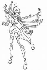 Winx Coloring Club Bloomix Pages Color Cartoon Sailor Moon Print Drawings sketch template
