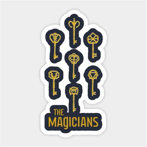 keys  magicians pegatina teepublic mx