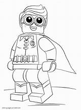Lego Batman Coloring Pages Movie Robin Color Printable Print Cartoon Look Other Popular sketch template