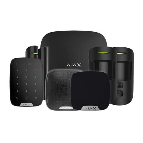 ajax hubkit black intruder alarm kit