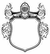 Coat Arms Coloring Knight Getdrawings Colorings sketch template