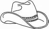 Hat Cowboy Coloring Pages Western Country Boot Construction Cowgirl Drawing Kids Realistic Simple Boots Hats Printable Color Print Kidsplaycolor Clipart sketch template