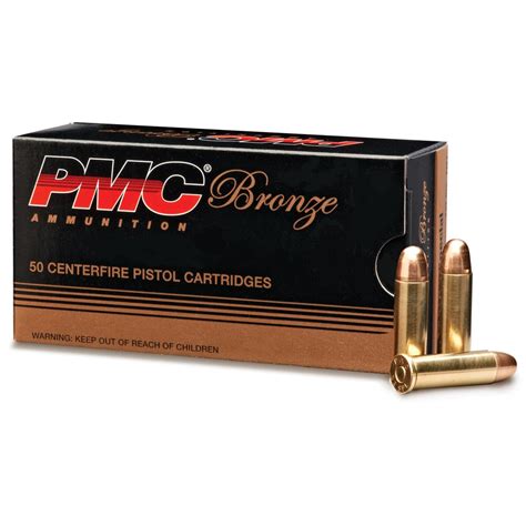 pmc pistol  revolver  auto  grain fmj  rounds