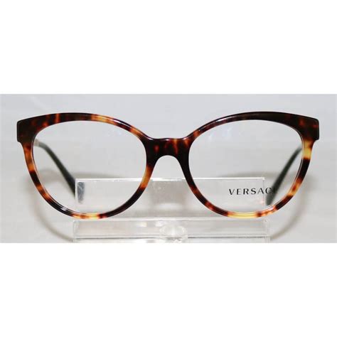versace women s mod 3237 5208 tortoise eyeglasses