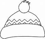 Hat Winter Clip Cap Outline Clipart Colouring Pages Hats Clker Coloring Blank Transparent Warm Bobble Intheplayroom Para Colorear Clothes Clothing sketch template