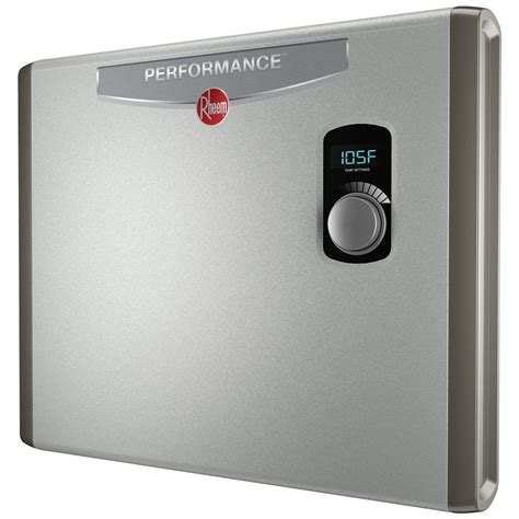 rheem performance  kw  modulating  gpm electric tankless water heater retex   home
