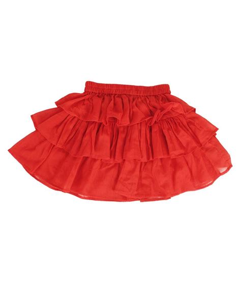 tillu pillu red cotton skirts buy tillu pillu red cotton skirts