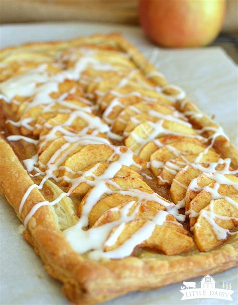 Simple Puff Pastry Apple Tart Little Dairy On The Prairie