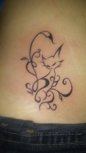 50 Cute And Lovely Cat Tattoos Tattoo Lawas