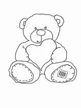 Teddy Bear Coloring Pages Baby Color Bears Cute Getcolorings Printable Getdrawings sketch template