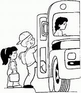 Coloring Library Pages Kids Comments Preschool Bus sketch template