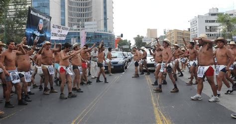 news graphic integrantes de los 400 pueblos se manifiestan en avenida