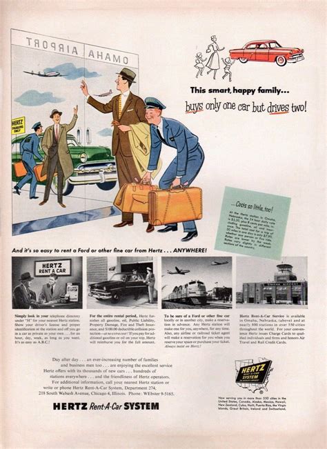 travel madness a gallery of classic rental car ads the
