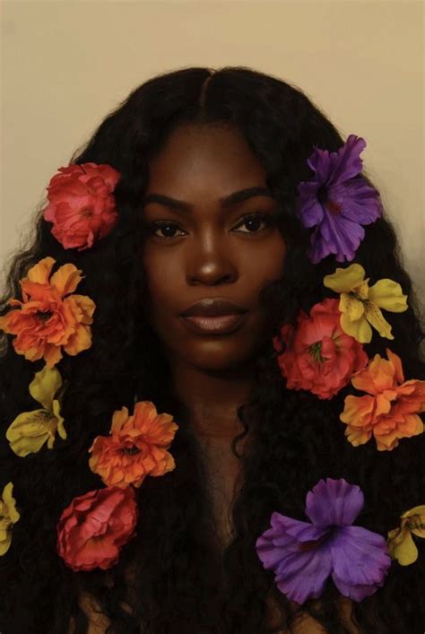 pinterest lilrynn💕 beauty portrait black girl aesthetic black is