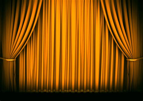 gold curtain bg portland community theater
