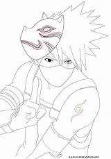 Itachi Naruto Drawing Easy Lineart Uchiha Kakashi sketch template