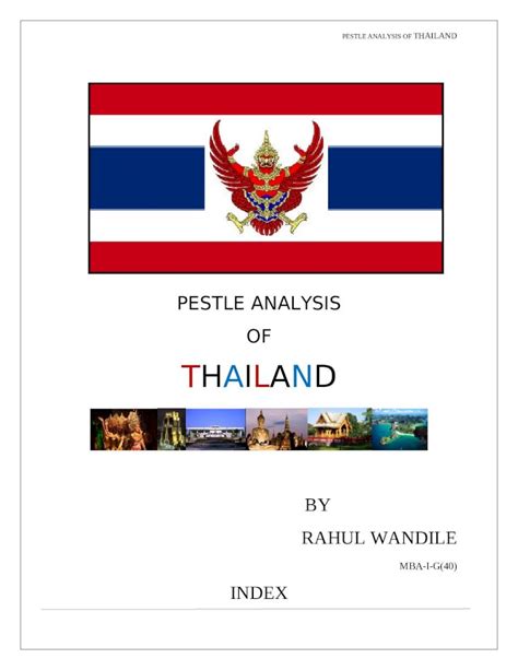 Docx Thailand Pestle Analysis Dokumen Tips