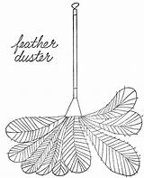 Duster sketch template