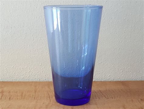 Vintage Libbey Cobalt Blue Drinking Glasses Glassware Tumblers Etsy