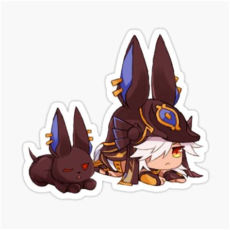 Cyno Chibi Anubis Kawaii Genshin Impact Sticker For Sale By