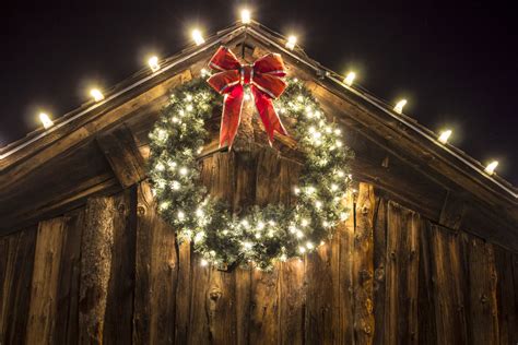 safely decorate  barn   holidays handson