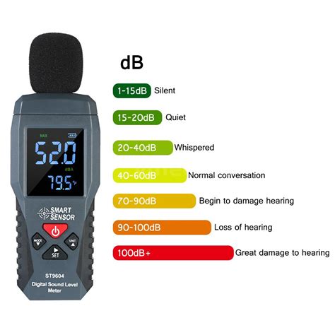 mini noise meter noise measuring instrument decibel tester  dba pc ebay
