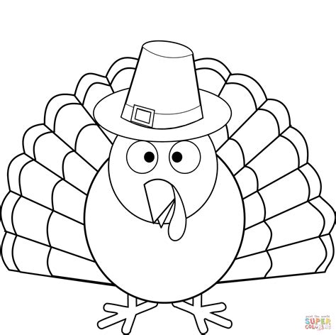 thanksgiving turkey coloring page  printable coloring pages