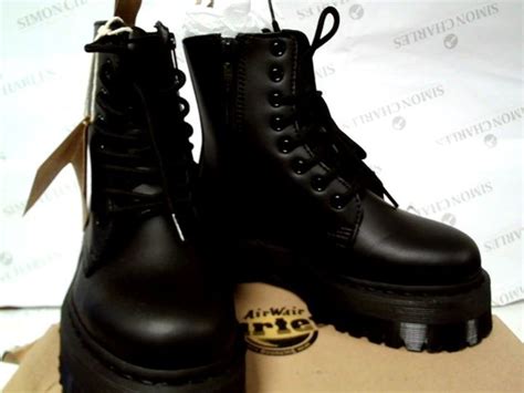 jadon ii mono boots uk size  black  simon charles auctioneers