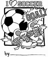 Coloring Soccer Pages Getcolorings Print Color sketch template