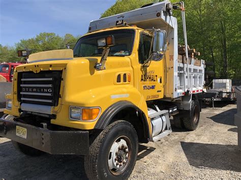 sterling single axle dump truck  sale  buy  asphalt