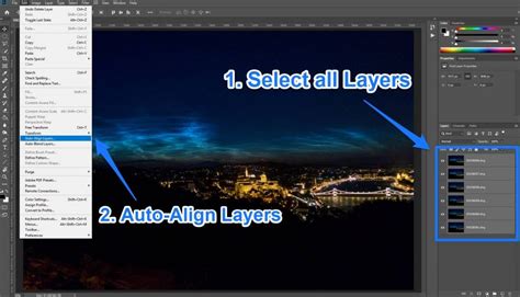 photoshop auto align layers     photo guide